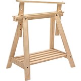  Drveno postolje Architekt (Nosiva sila: 400 kg s 2 drvena stalka, Visina: 70 cm, Bor, Natur) Cijene