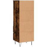  Visoka komoda boja hrasta 40x36x110 cm od konstruiranog drva Slike