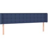  Uzglavlje s ušima plavo 183x16x78/88 cm od tkanine | shoptok.hr