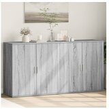 vidaXL Komoda 2 kosa siva sonoma 79x38x80 cm inženirski les | Shoptok.si