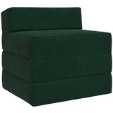 SOFA na razvlačenje Tamnozelena 200 x 70 x 15 cm Baršun | shoptok.hr