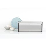 Brabantia Škatla za kruh z ravnim pokrovom - Matt Steel | Shoptok.si