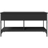  Stolić za kavu crni 100 x 50 x 50 cm konstruirano drvo i metal | shoptok.hr