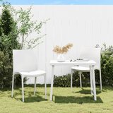 The Living Store Vrtne stolice 2 kom bijele 50 x 46 x 80 cm od polipropilena | shoptok.hr
