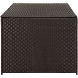 vidaXL Vrtna kutija za pohranu od poliratana 180 x 90 x 75 cm smeđa | shoptok.hr
