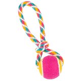 Gimborn GimDog GimDog Tenis Rainbow Twister lopta na špagi za pse, 25 cm | shoptok.hr