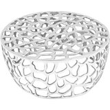  Stolić za kavu od lijevanog aluminija 70 x 30 cm srebrni | Eponuda.com
