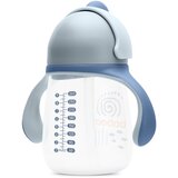 Baboo Cup with Silicone Straw skodelica s slamico Blue Haze 9m+ 260 ml | Shoptok.si