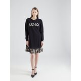 Liu Jo Haljina 'ABITO FELPA' siva / svijetlosiva / crna | shoptok.hr