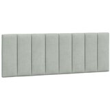 vidaXL Krevet s madracem svjetlosivi 140x200 cm baršunasti | shoptok.hr