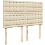  Krevet s oprugama i madracem krem 160x200 cm od tkanine | shoptok.hr