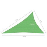  Senčno jadro 160 g/m² svetlo zeleno 3x4x5 m HDPE, (20965643) | Shoptok.si