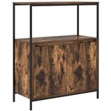 vidaXL Kopalniška omarica s policami dimljen hrast 76,5x35x95 cm, (21832194) | Shoptok.si
