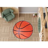Vitaus Narančasti periv dječji tepih ø100 cm Basketball – | shoptok.hr