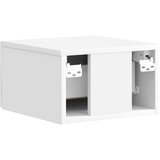  Stenski nočni omarici 2 pcs Bela visok sijaj 33 x 34,5 x 20 cm, (5000209594) | Shoptok.si