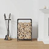  Stalak za drva crni 44x28x65 cm hladno valjani čelik | shoptok.hr