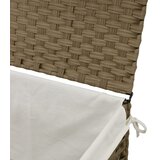  Košara za rublje s poklopcem 55,5 x 35 x 34 cm od poliratana | shoptok.hr