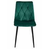 Brandless Stol LIBRA - temno zelen žamet / črne noge x 1, (22044518) | Shoptok.si