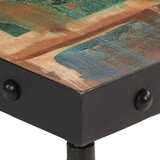  Stolić za kavu s kotačima 100x55x26 cm masivno obnovljeno drvo | shoptok.hr