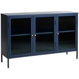 Unique Furniture Modra kovinska vitrina Unique Furniture Bronco, višina 85 cm Cene