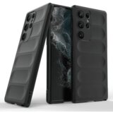 Wave silikonski ovitek za Samsung Galaxy S23 Ultra 5G - črn | Shoptok.si