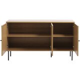 Unique Furniture Nizka komoda v hrastovem dekorju 140x80 cm Pensacola – | Shoptok.si