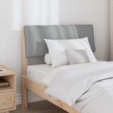  Tapecirani uzglavlje Svijetlo siva 80 cm Čvrsto borovo drvo | shoptok.hr