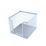  Kutija za papir žičana 10,5 x 10,5 x 7cm siva | ePonuda.com
