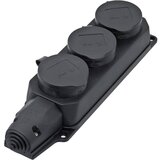 interBär Razdelilna letev brez stikala 3-delna črna\, ohne Stecker 9006-004.01, (20457410) | Shoptok.si