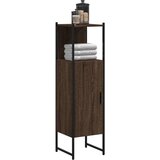 Maison Chic Kopalniška omarica - Kopalniški kabinet rjavi hrast 33x33x120,5 cm inženirski les, (21794541) | Shoptok.si