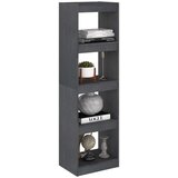 vidaXL knjižna omara za razdelitev prostora siva 40x30x135,5 cm | Shoptok.si