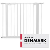BabyDan Premier sigurnosna ogradica sa 2 produžetka 73.5–93.3 cm – bez bušenja (pressure fit), bela ( 20003 ) Cene