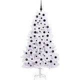  Umjetno božićno drvce s nogom Bijela 180 cm PVC i čelik | shoptok.hr