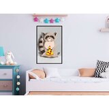  Poster - Racoon Eating Pizza 30x45 | shoptok.hr