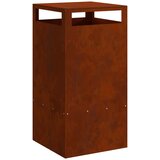  Kamin Smeđa 50 x 50 x 100 cm Čelik otporan na vremenske uvjete | shoptok.hr
