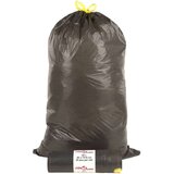 vidaXL vrečke za smeti z vrvico 250 kos črne 60 l | Shoptok.si