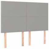  Krevet s oprugama i madracem svjetlosivi 140x190 cm od tkanine | shoptok.hr
