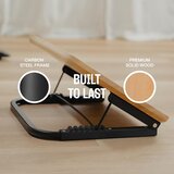 COREMINDED Ergonomski nastavljiv podnožnik za pod mizo iz masivnega lesa | Shoptok.si