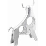  Skulptura bika Srebrno 22 x 9,5 x 34 cm Aluminij | shoptok.hr