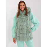 Wool Fashion Italia Vest-AT-KZ-2379.96P-Pistachio | Shoptok.si