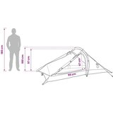 Šator za planinarenje Plava 2 osobe - Plava Za 2 osobe | shoptok.hr