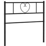  Metalno zamjensko uzglavlje crno 90 cm | shoptok.hr
