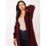 Italy Moda Sweater-MI-SW-WM6155.82-burgundy | Shoptok.si