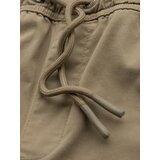 Ombre Men's loose-fit shorts with cargo pockets - light olive | Shoptok.si