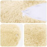  Presvlaka za jastuk 6 pcs HEERLEN Krem Ø 15 x 40 cm PV flis | shoptok.hr