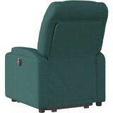  Naslonjač na podizanje od tkanine tamnozeleni | shoptok.hr