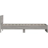  Okvir kreveta s uzglavljem Sivi Sonoma 80 x 200 cm | shoptok.hr