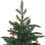  Umjetno božićno drvce sa šarkama šiškama i bobicama 150 cm | shoptok.hr