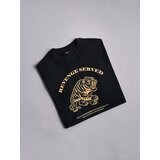 Reserved Boxy majica kratkih rukava s printom - crno | shoptok.hr