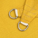 vidaXL Senčno jadro 160 g/m² rumeno 2,5x3 m HDPE | Shoptok.si